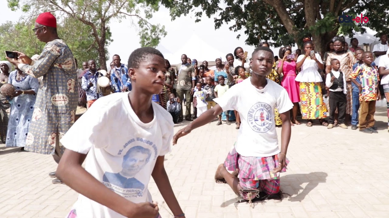 Holy Family Mataheko Feast Day_ Frafra traditional dance