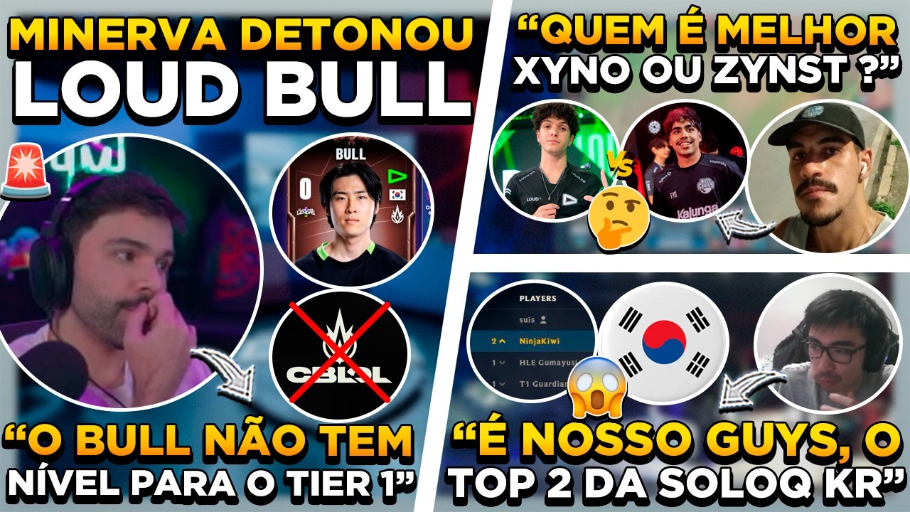 🚨 LENDAS DESCASCARAM A LOUD ! XYNTS OU XYNO QUEM &Eacute; MELHOR ? NINAKIWI PEGA TOP 2 na SOLOQ da KR