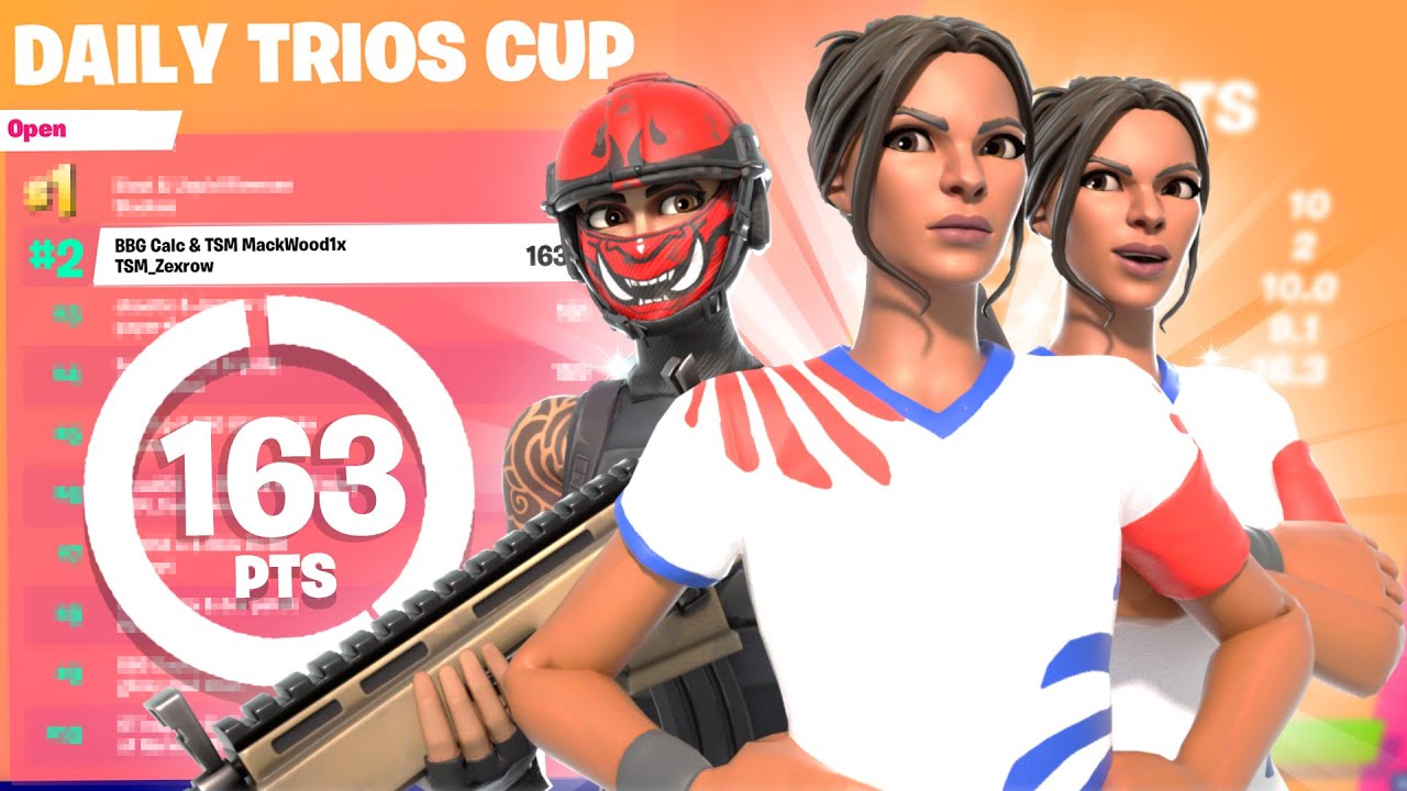2nd PLACE IN TRIO CUP 🥈 ($1,000) W/ ZexRow & Mackwood