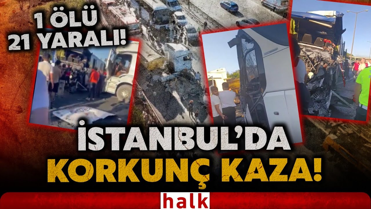 SON DAKİKA! TEM Otoyolu'nda feci kaza! 1 kişi hayatını kaybetti! Çok sayıda yaralı var! Trafik durdu