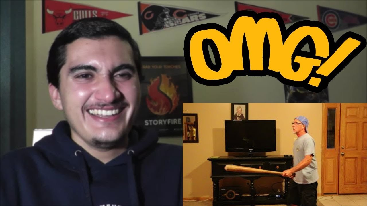 Psycho Kid Smashes TV (Role Reversal) - REACTION