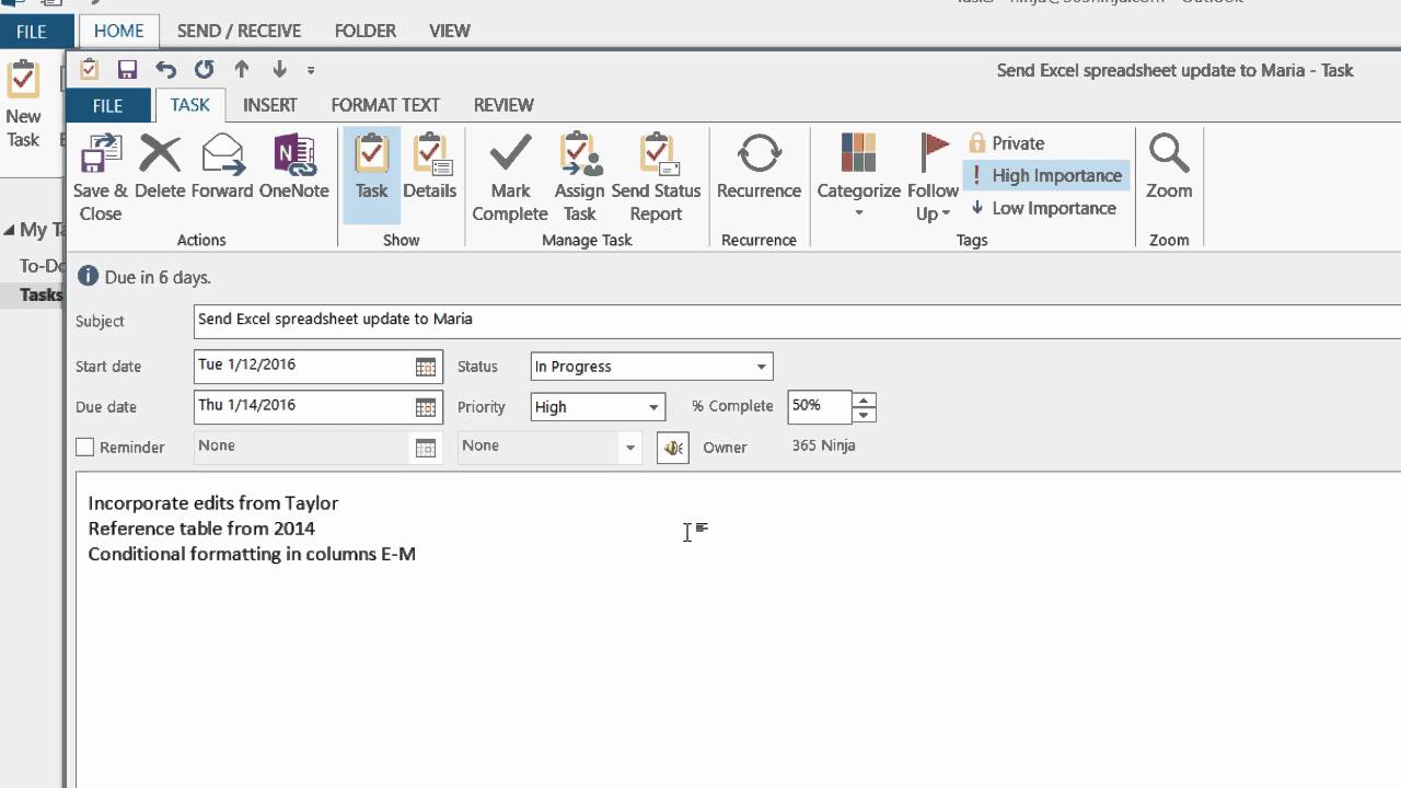 What's the Difference Between Tasks and a To-Do List in Outlook?