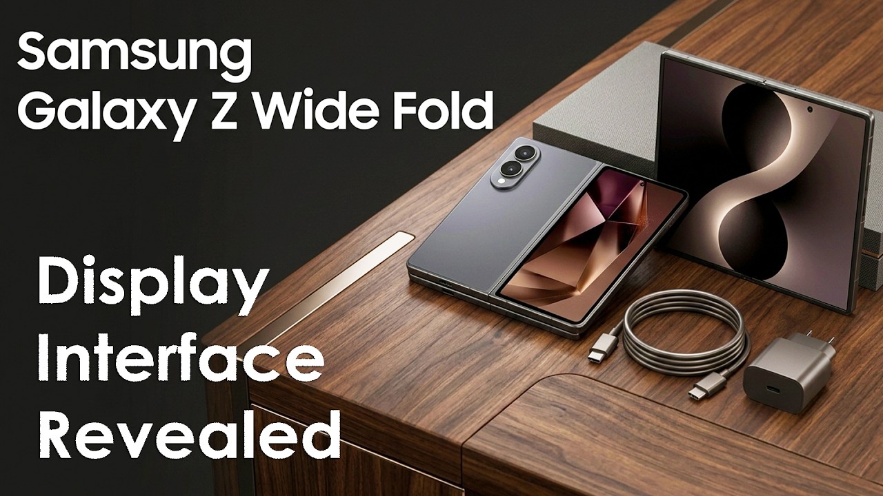 Samsung Galaxy Z Wide Fold 4:3 Display Interface Revealed in One UI 9 Leak!