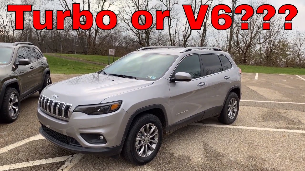 4-цилиндровый турбодвигатель против двигателя V6 — Jeep Cherokee 2019 года
