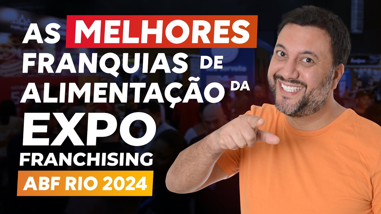 FRANQUIAS DE ALIMENTAÇÃO MUITO LUCRATIVAS da Feira ABF Rio 💲💲💲