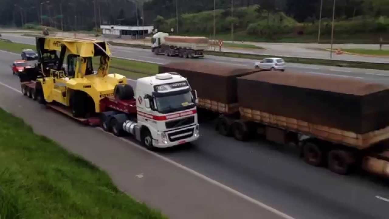 TRANSPORT REACHSTACKER NEW FÁBRICA HYSTER BRASIL NACCO ITU SP  MONTADA