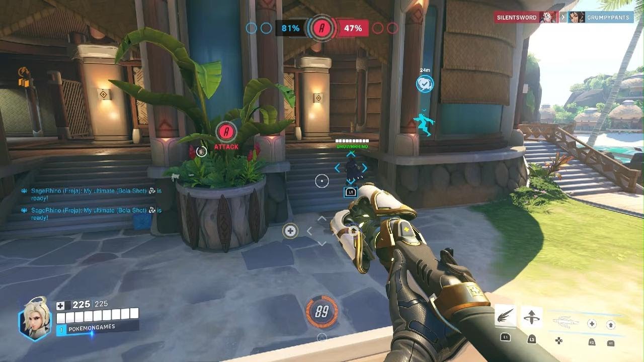 Playing Overwatch with the boys