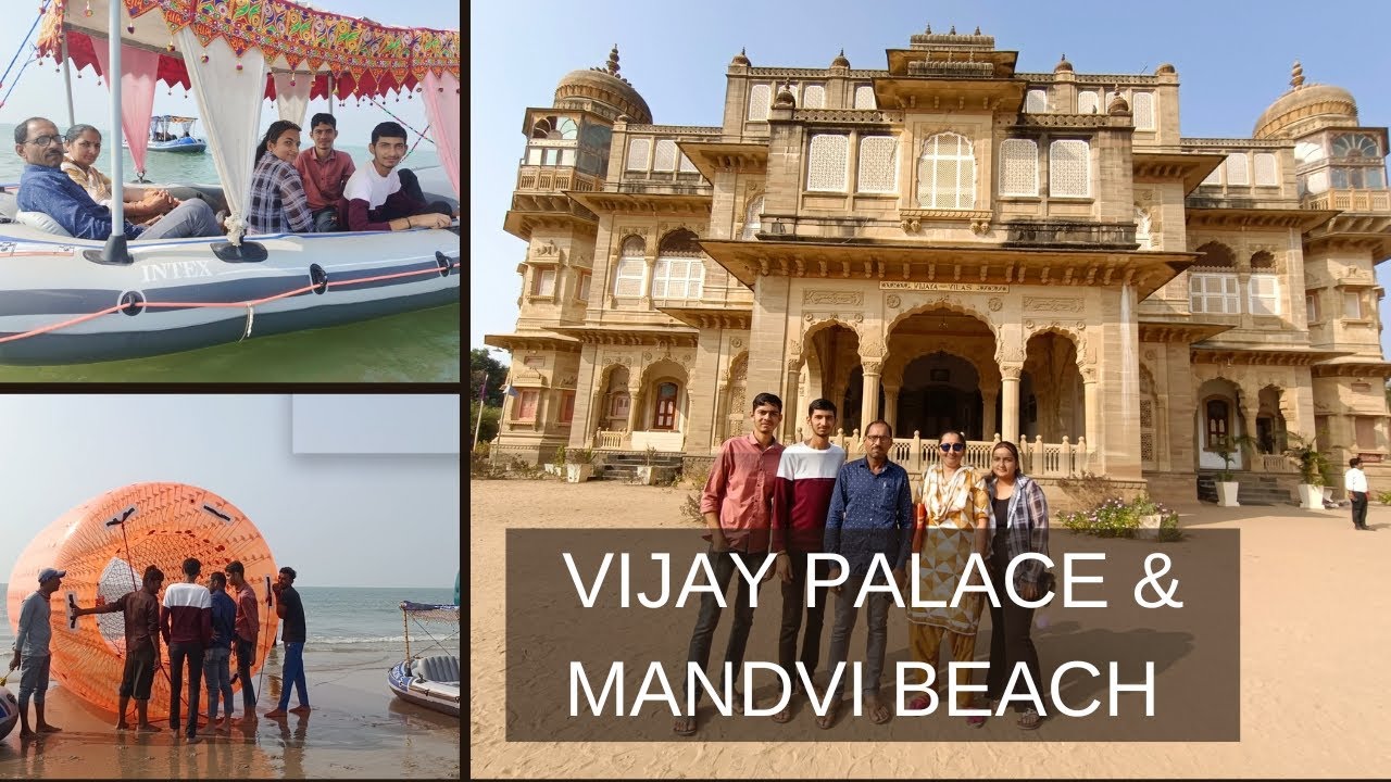 Vijay Vilas palace|Mandvi Beach 🏖️|Pavan Desai|Kutch trip ep-9