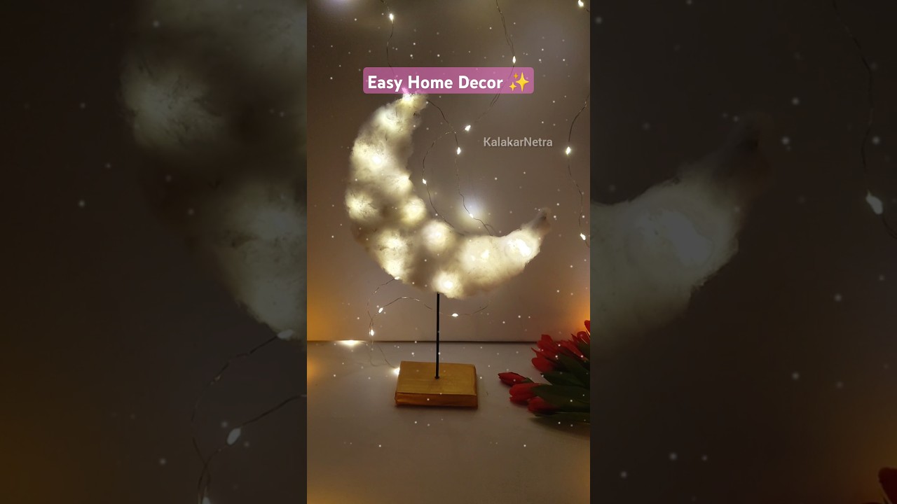 DIY Ramadan Mubarak 🌙 Home Decor Idea #kalakarnetra #shortvideo #shortviral #craft #ramadan #artwork