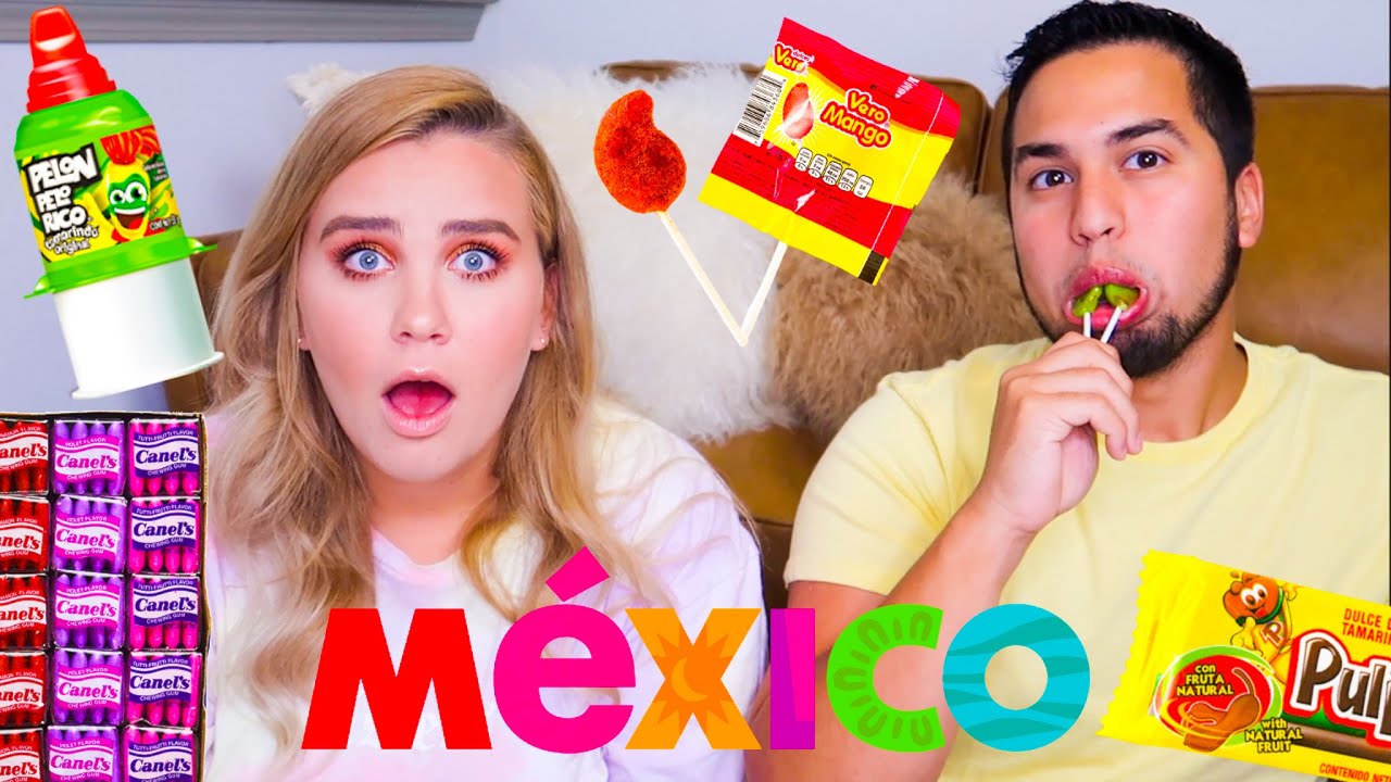 TRYING MEXICAN CANDY!🥵🥭🍭 | Paige & Jarvys
