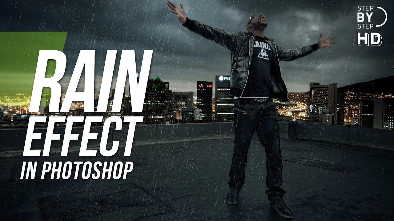 Rain Effect In Photoshop - Photoshop Tutorial