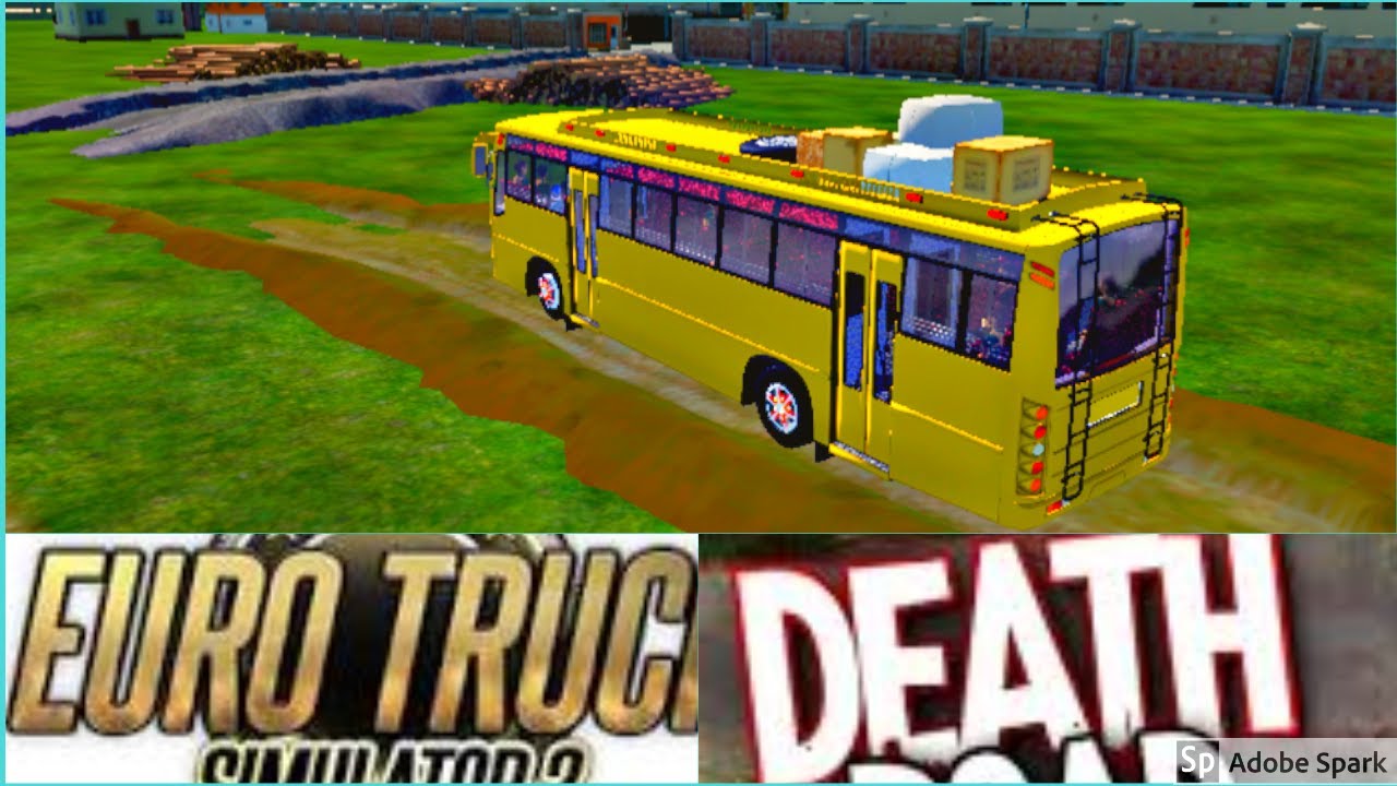 SETC Maruti bus driving on puru pono map | dangerous road  map | Euro truck simulator 2 | bus mods