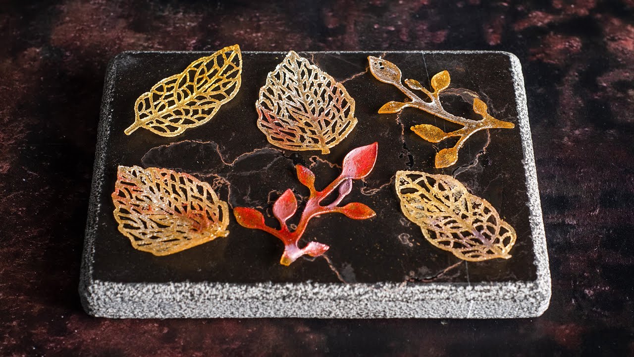 Using Tuile Sugar and Silicone Tuile Moulds
