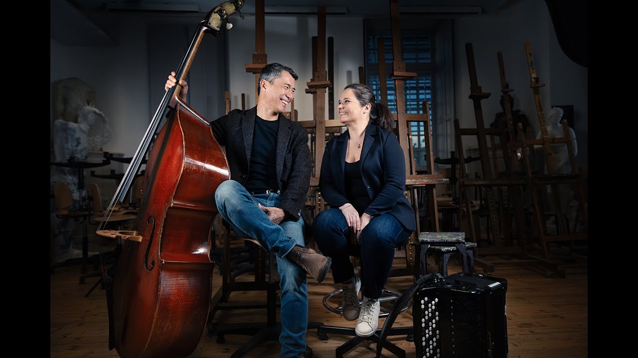 Domi EMORINE et Manu JARROUSSE. Accordéon / Contrebasse