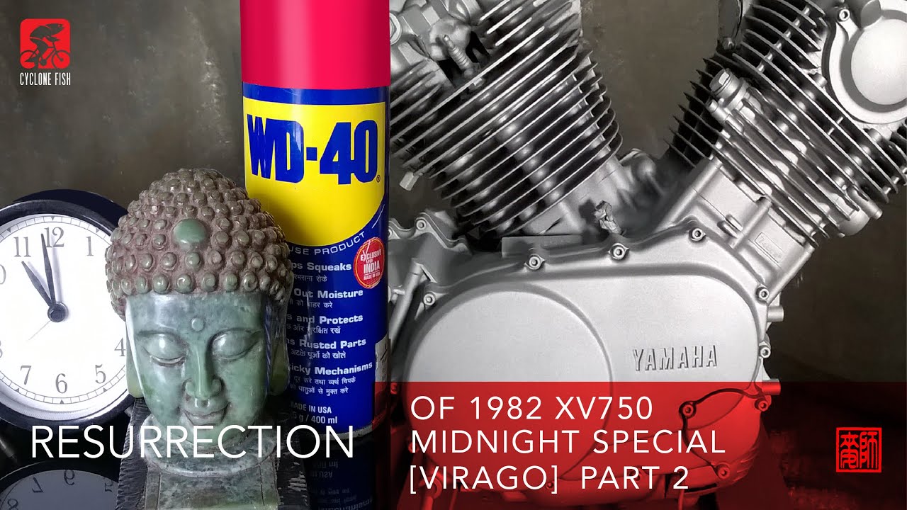 Resurrection of 1982 XV750 [Virago] Part 2