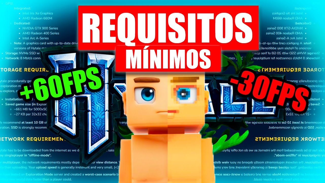Requisitos MÍNIMOS de Hytale 😱 | NO ES TAN EXIGENTE