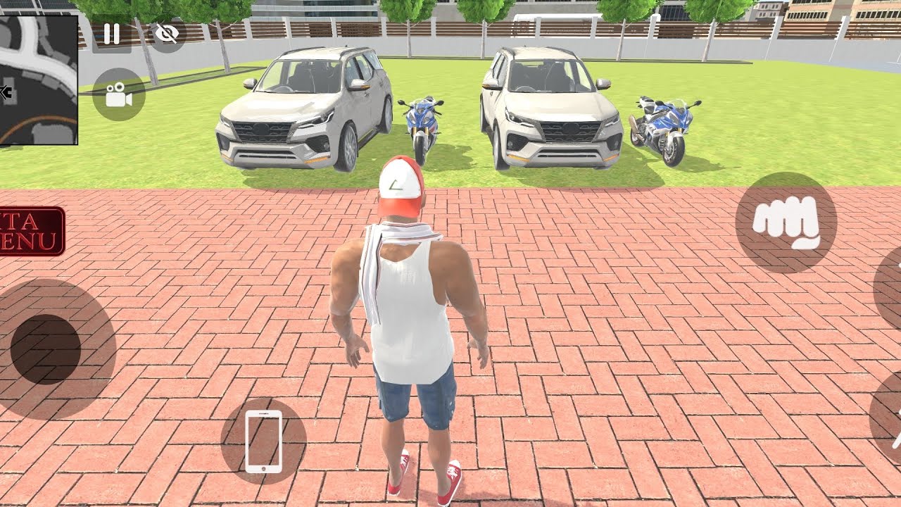 Farkiln order by 1️⃣fortuner 😱  & 2️⃣bike indian 🇮🇳 game | Indian theft aura simulator 🎮