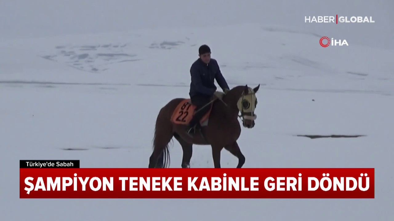 Yarış Atını Kendi İmkanlarıyla Şampiyonluğa Hazırlıyor