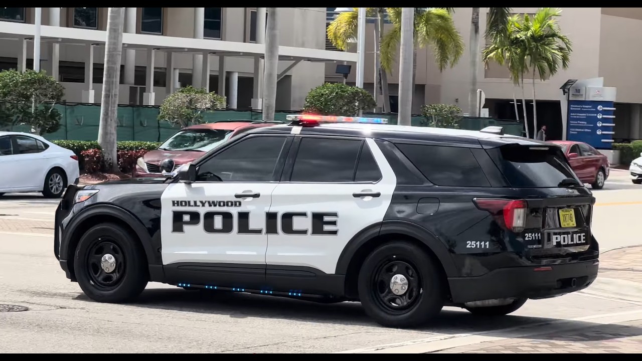 Hollywood Police Responding Code 3 | Lights And Sirens #emergencyresponse
