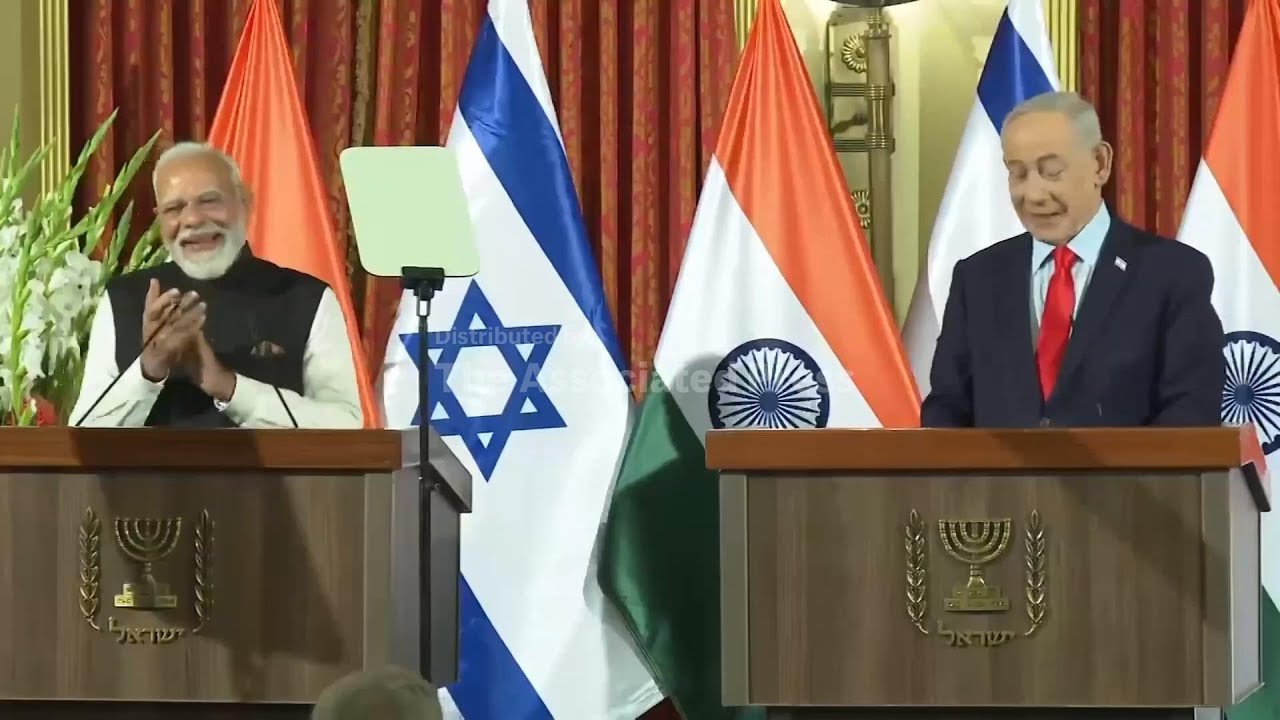 Modi says Israel and India plan to boost ties and cooperation on trade and defense