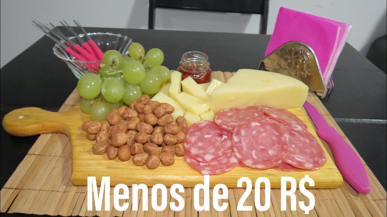 COMO MONTAR UMA TÁBUA DE FRIOS BARATA PARA RECEBER AMIGOS