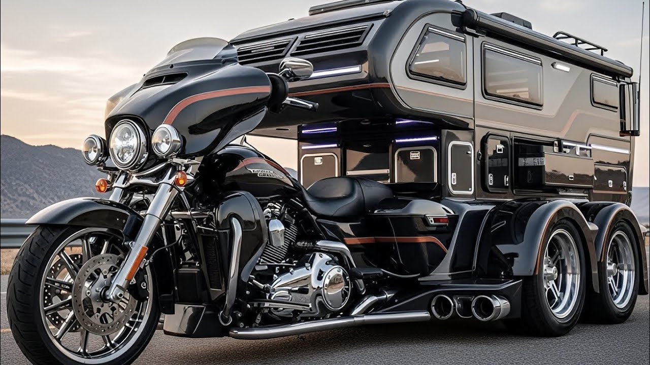 2026 Harley Davidson Trike Camper Ultimate Luxury Touring and Camping Experience USA