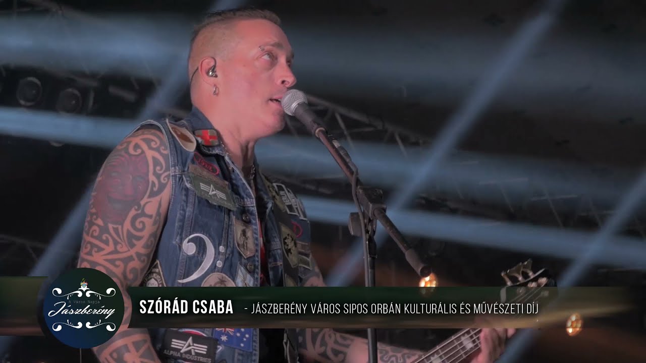 JÁSZBERÉNYI DÍJAZOTTAK 2021- JÁSZBERÉNY VÁROS SIPOS ORBÁN KULTURÁLIS ÉS MŰVÉSZETI DÍJ - SZÓRÁD CSABA