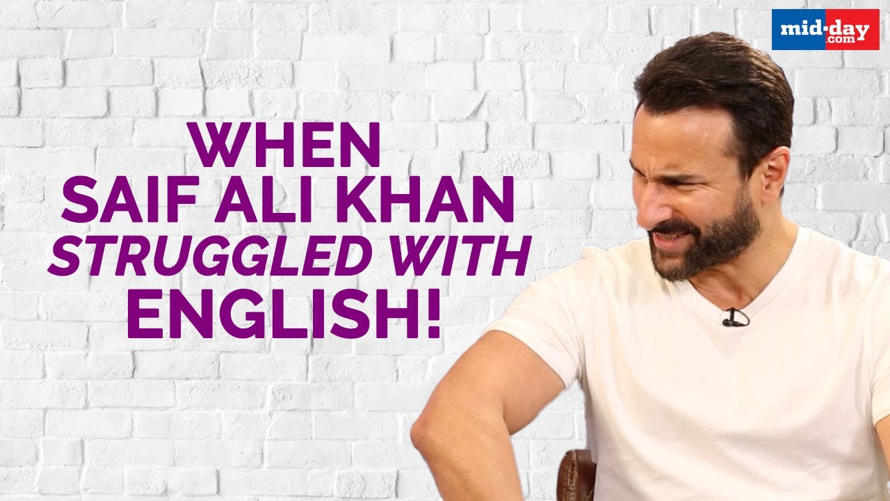 When Saif Ali Khan struggled with English dialogues!