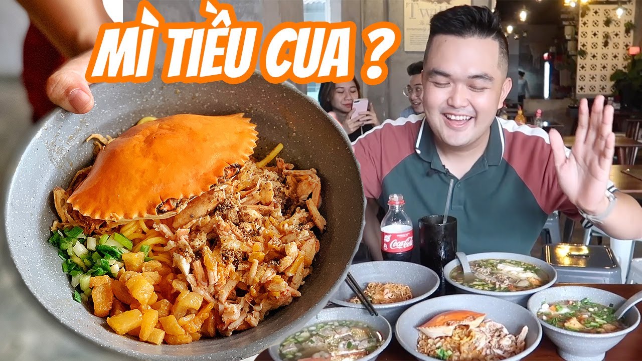 MÌ TIỀU CUA NGON LẠ DUY NHẤT 1 CHỖ BÁN Ở SÀI GÒN || ĂN SẬP SÀI GÒN