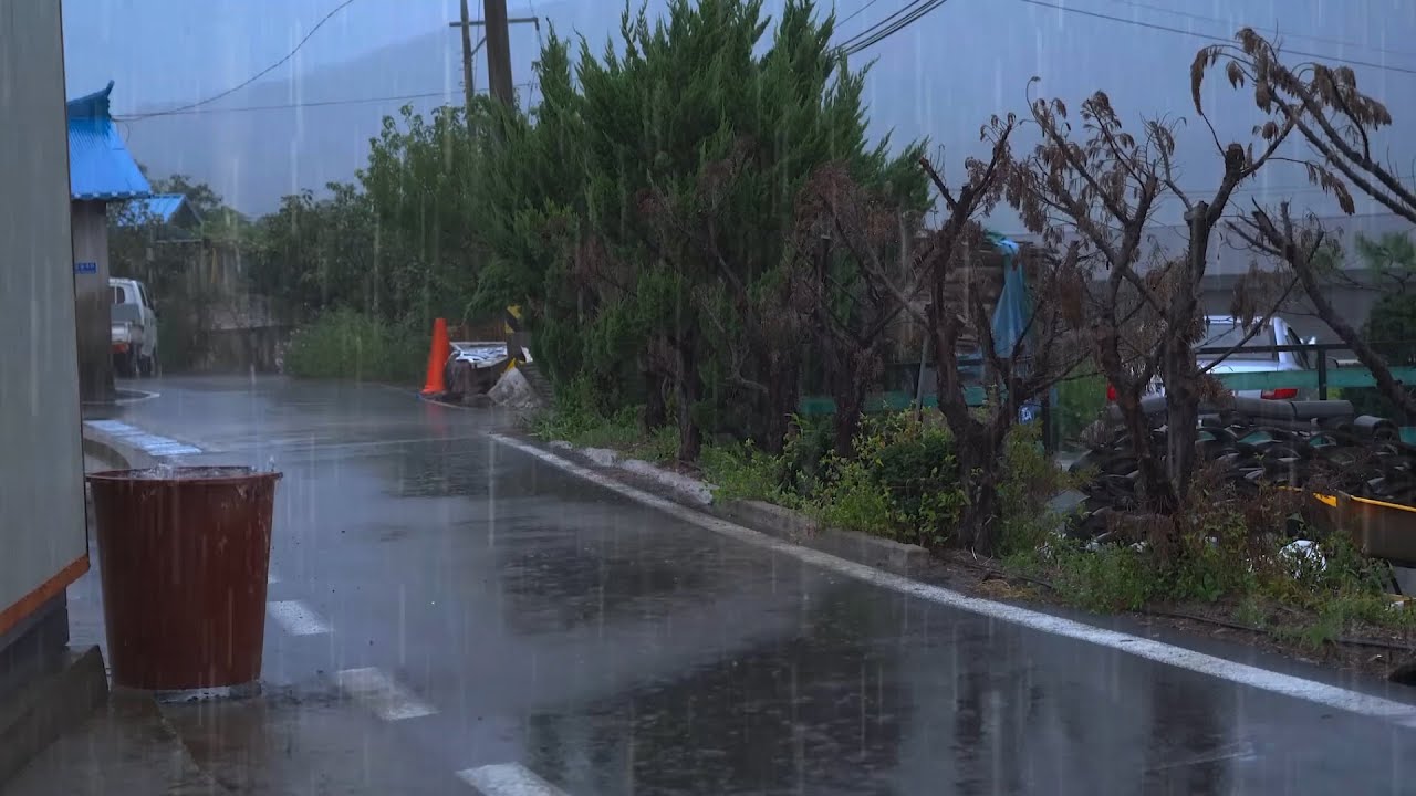 ⚡ Powerful Thunderstorm at Night | Terrible Rainstorm & Very Intense Thunder Sounds on Tin Tent Roof