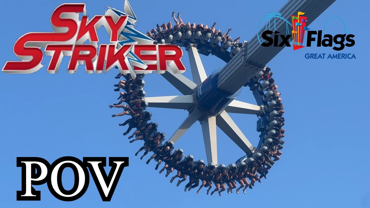 Sky Striker POV *New 2024* At Six Flags Great America
