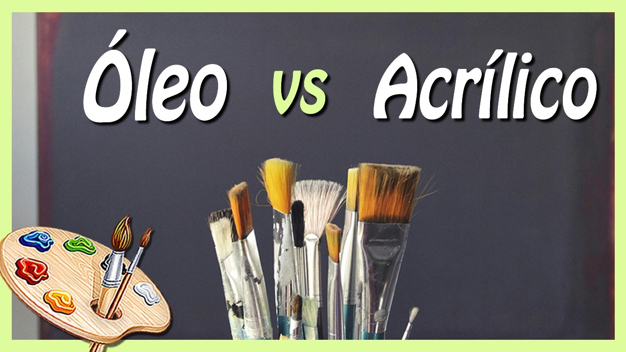 🎨DIFERENCIAS entre ÓLEO y ACRÍLICO🎨 // Lección para Principiantes 2024