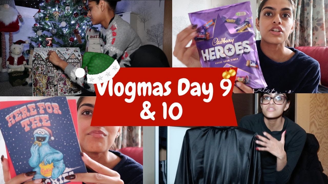 Christmas Party Outfit Inspo + Handmade Christmas Cards🌟| Vlogmas Day 9 & 10