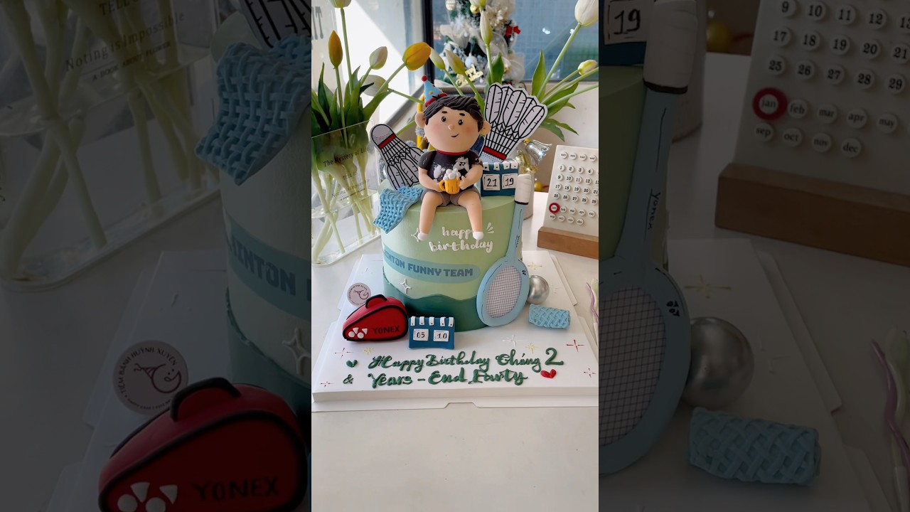 Bánh cho hội mê cầu lông 🏸 