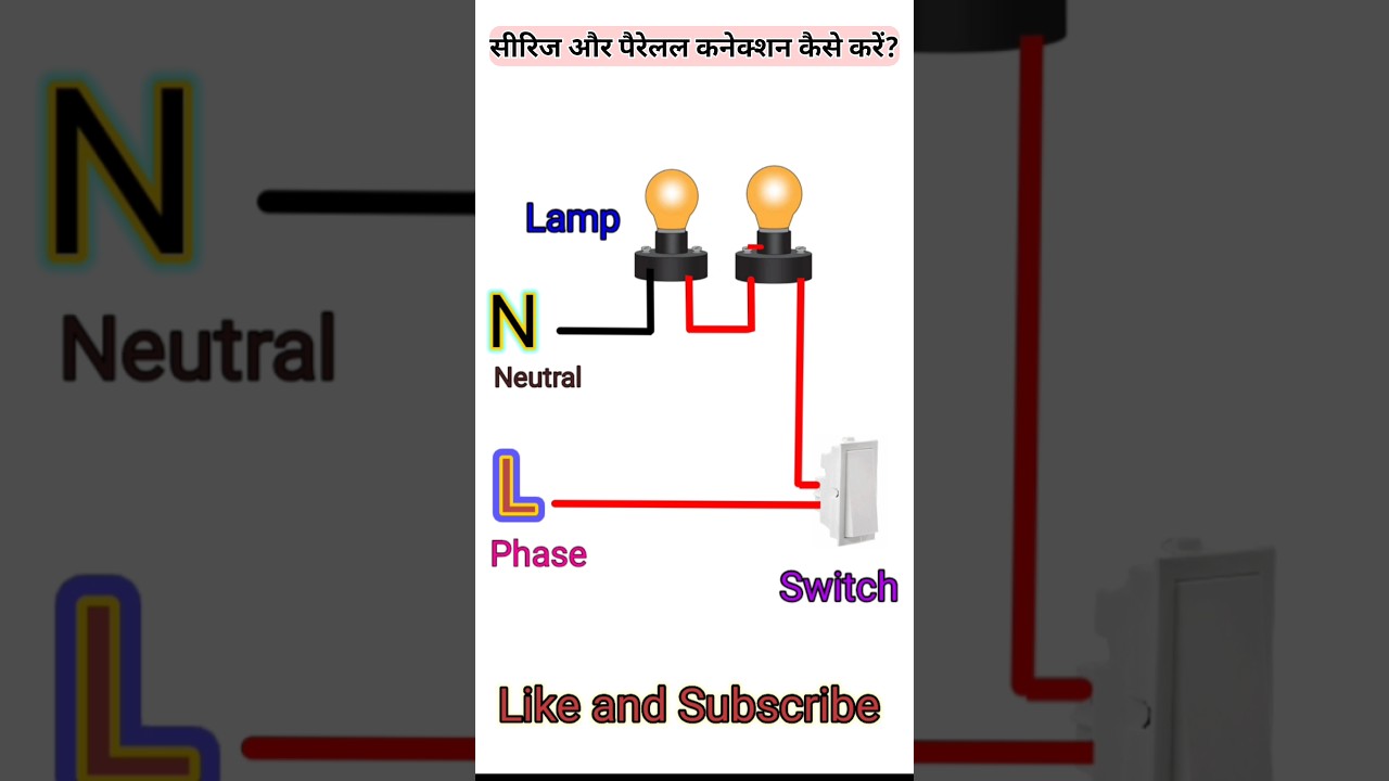 Series and Parallel connection # series and Parallel wiring