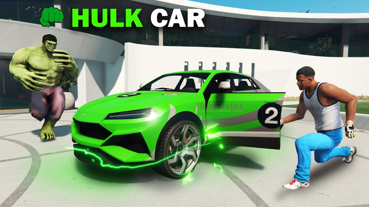 Franklin Stealing Hulk Car in GTA 5 ! | Techerz