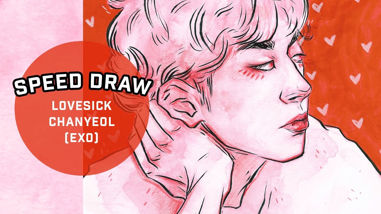 lovesick chanyeol | speedpaint