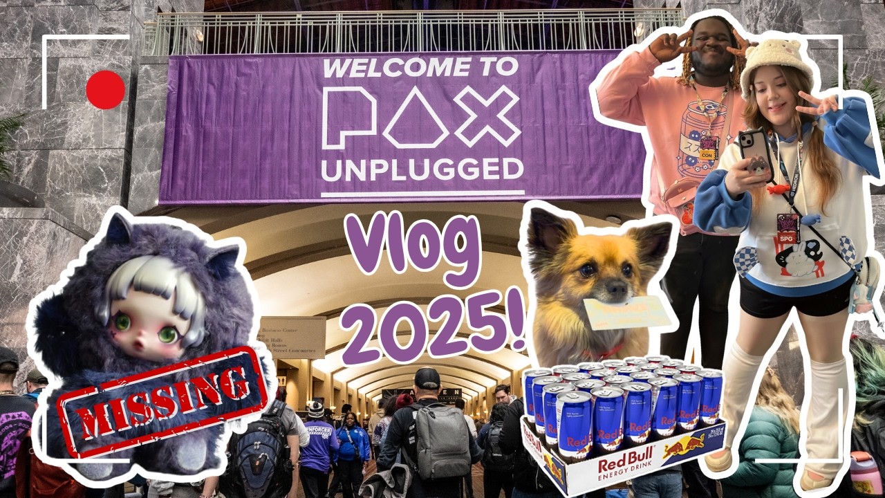 PAX Unplugged 2025 Vlog ✨ Inside the Con: Demos, Panels, Merch & More!
