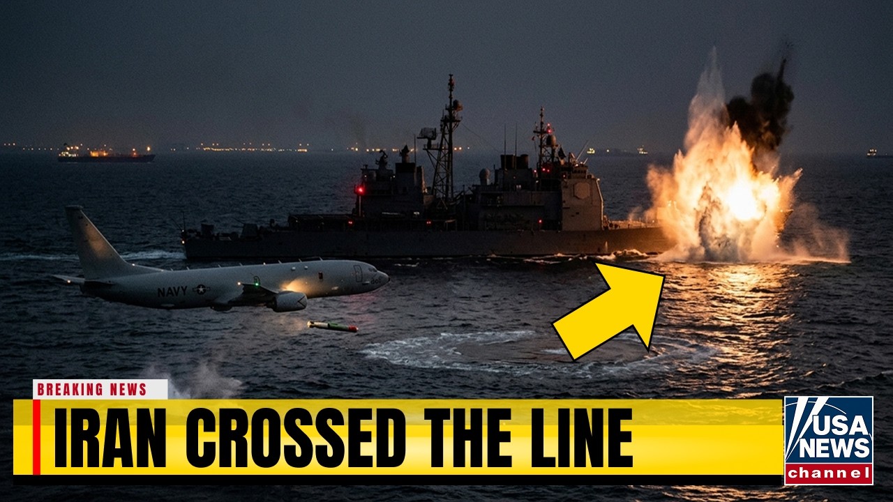 Iran Sent 14 Fast Boats Toward a U.S. Warship in the Strait of Hormuz &mdash; American Helicopters Were...
