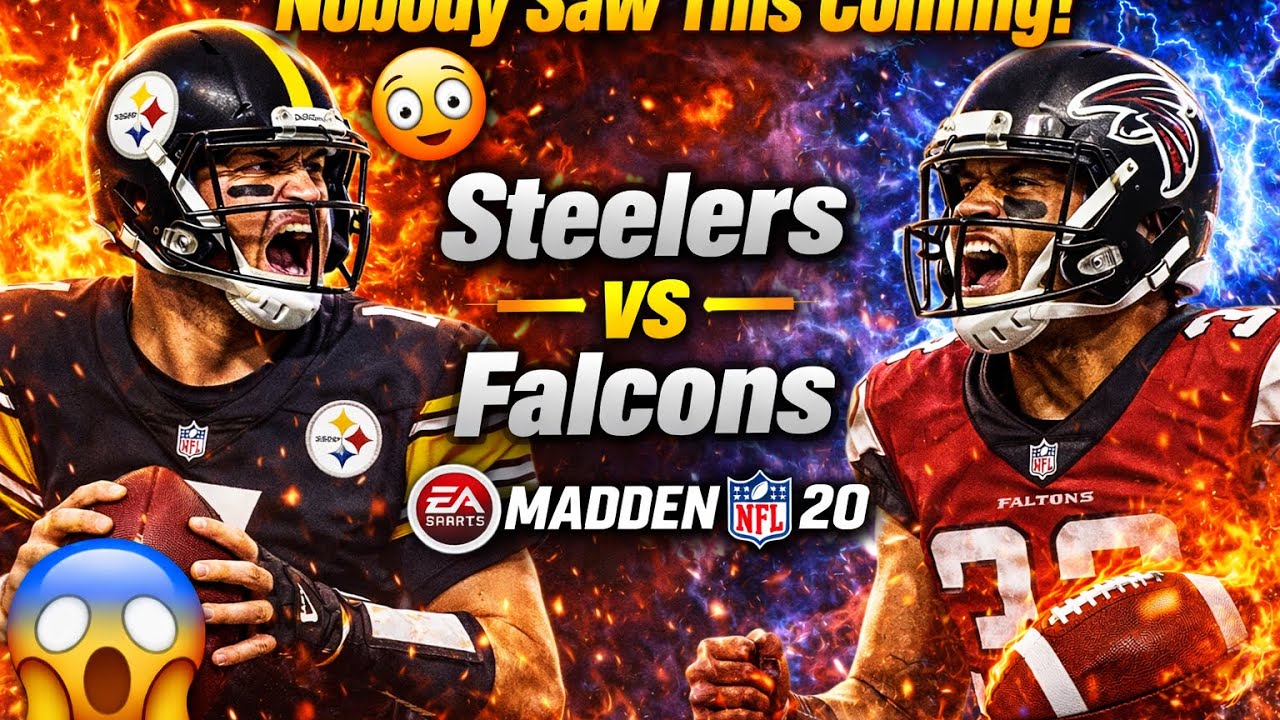 Nobody Saw This Coming! Steelers vs Falcons Madden NFL 20 😳🏈