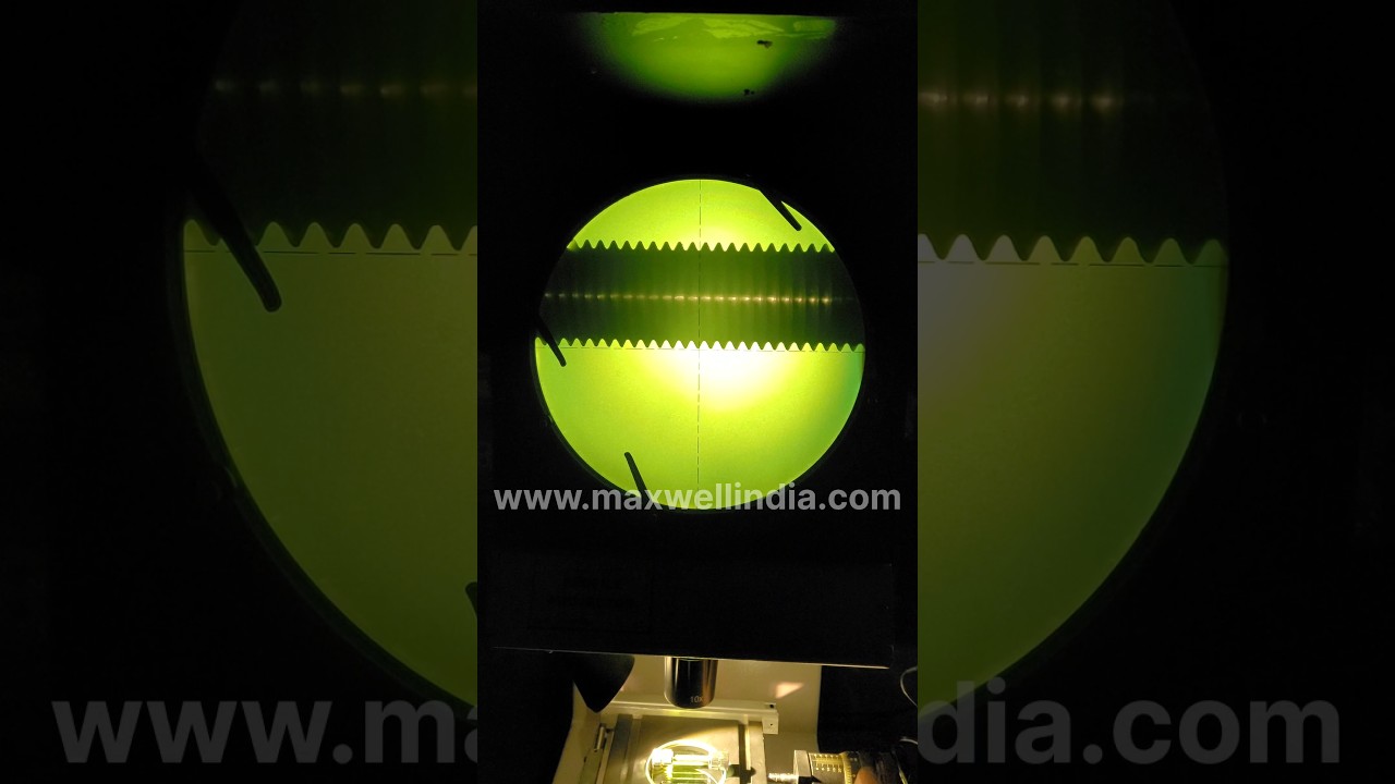 Screw thread inspection in metrology study live demonstration 