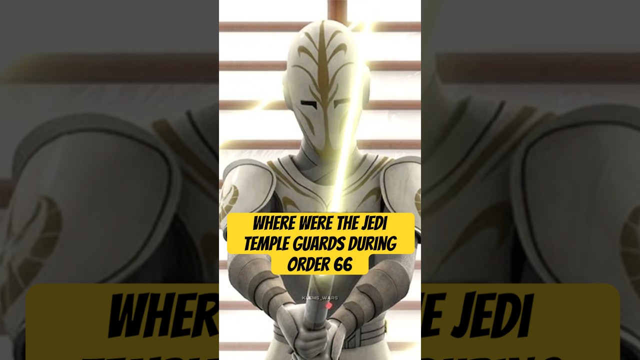 Where were the Jedi Temple Guards during Order 66? #starwars #starwarslore #templeguardians #order66