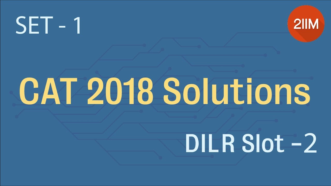 Решение CAT 2018 DILR | Комплект 1 | Аккредитация колледжа