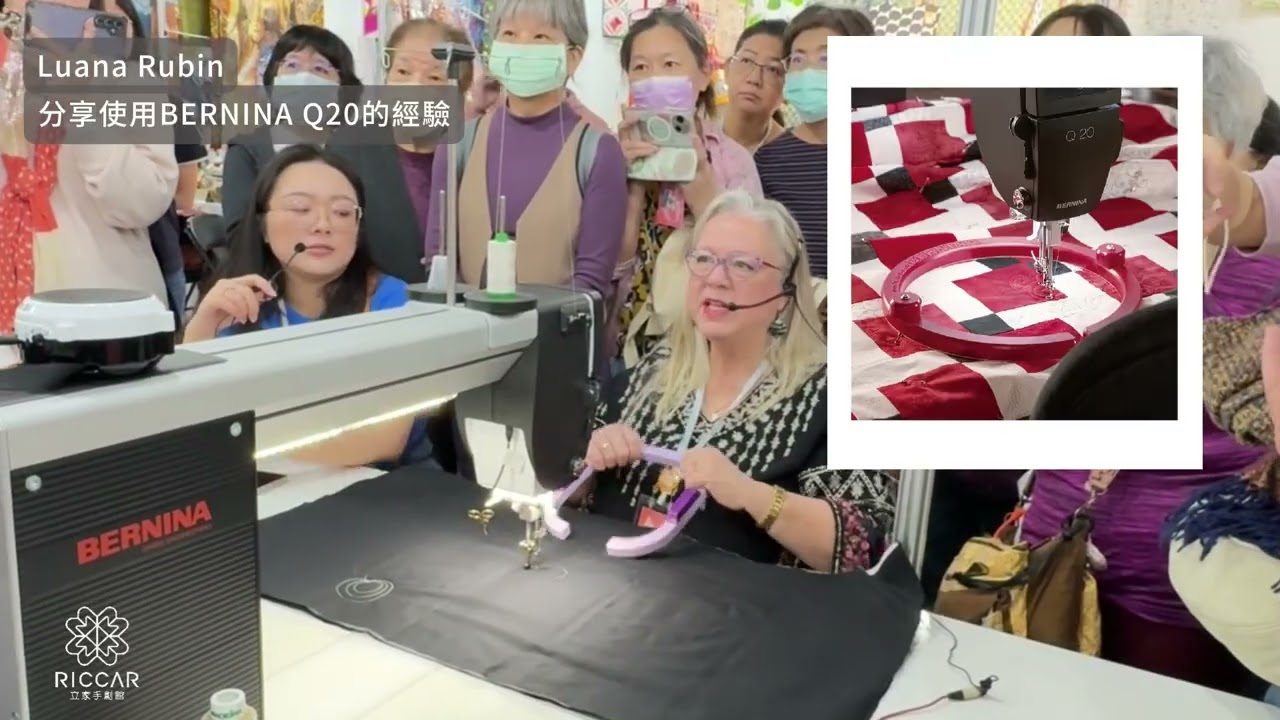 Luana Rubin BERNINA Q20 Art Quilting Demo