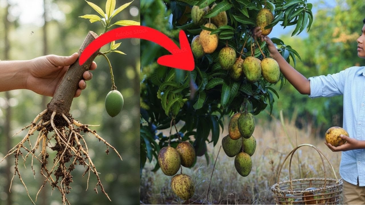 How to Propagate Mango Trees from Large Cuttings (Step-by-Step)