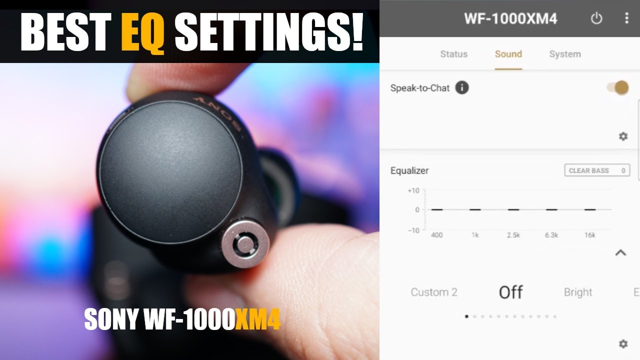 Sony WF-1000XM4 BEST EQ Settings 🎵🔥