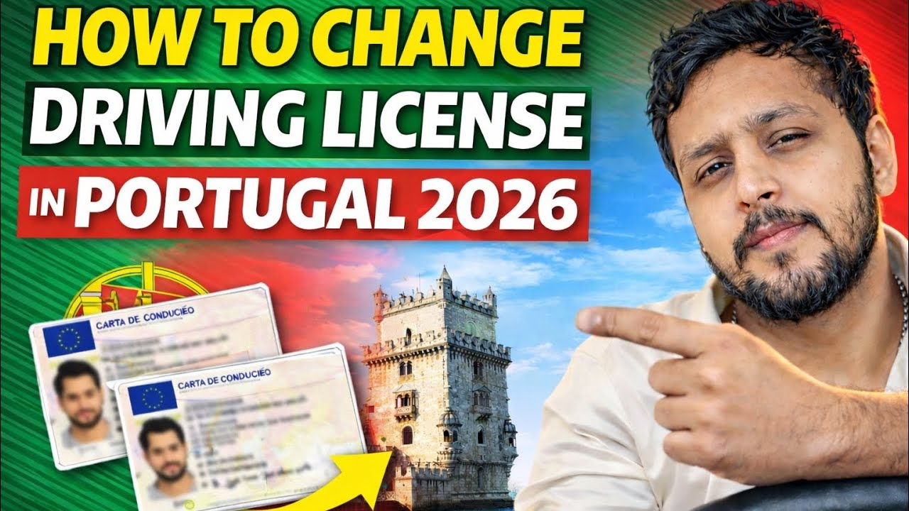2026 New Update | How to change driving license in portugal Online step by step full video in hindi