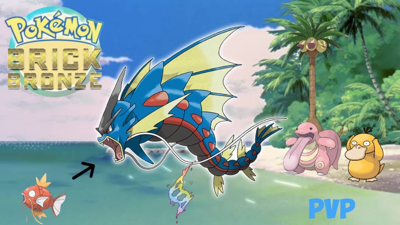Mega Gyarados Sweep! 🔥🗿Unstoppable Force in Pokémon Brick Bronze PvP