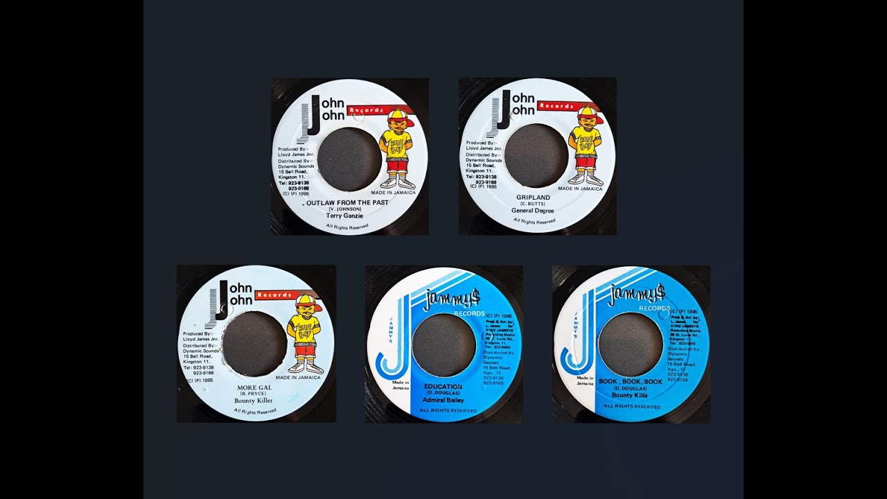 Book Book Book Riddim Mix 1995: Terry Ganzie, General Degree, Admiral Bailey, Bounty Killer X2