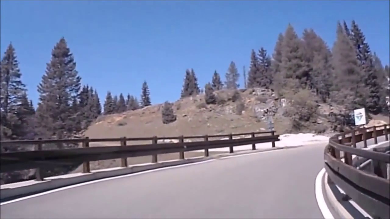 Fahrt von Pontebba auf den Nassfeldpass